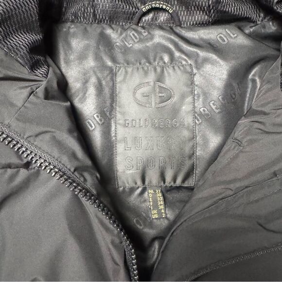 Goldbergh Boulder Village Quilted Down Ski Jacket Black US 2 Waterproof - Picture 7 of 12